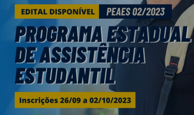 Unimontes abre inscrições para Programa de Assistência Estudantil (PEAES): 26/09 a 02/10