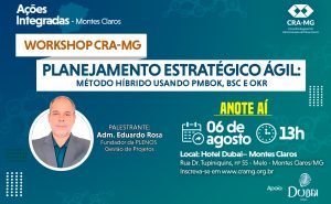 Workshop Planejamento Estratégico Ágil – utilizando método híbrido de PMBOK, BSC E OKR – Montes Claros