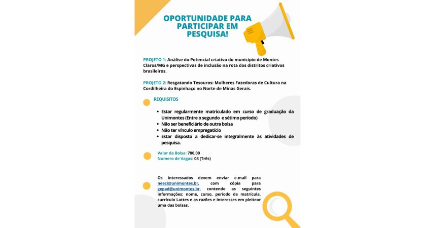 EDITAL DE BOLSAS DE PESQUISA(NEECI 02/2025)